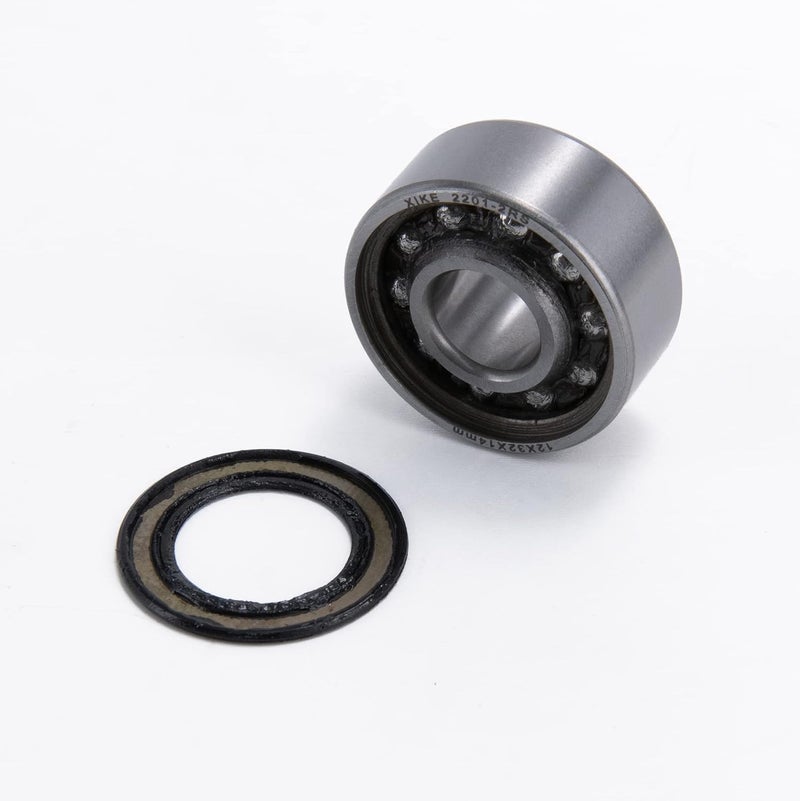Xike 1 Pcs 2201-2RS Sealed Self-Aligning Ball Bearings 12x32x14mm, Lubricated and Chrome Steel Fits DIY/Fans/Industrial/Agriculture/Pulp/Paper/Beverage/Textile/Material Handling Machinery. - Image 5